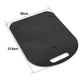 Sliding Board for Thermomix TM6 TM5 Acrylic Sliding Board with Wheels - Black