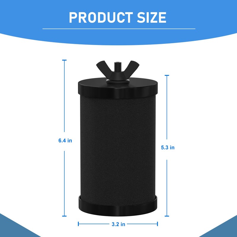 2387 Water Filter Replacement, Black Purification Elements Water Purifier Replacement