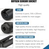 O2 Sensor Socket with Side Wire Cutout 3/8” Drive x