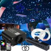 AZIMOM 16W Twinkle & Sound Activate 550pcs*0.03in*9.8ft Fiber Optic Starlight