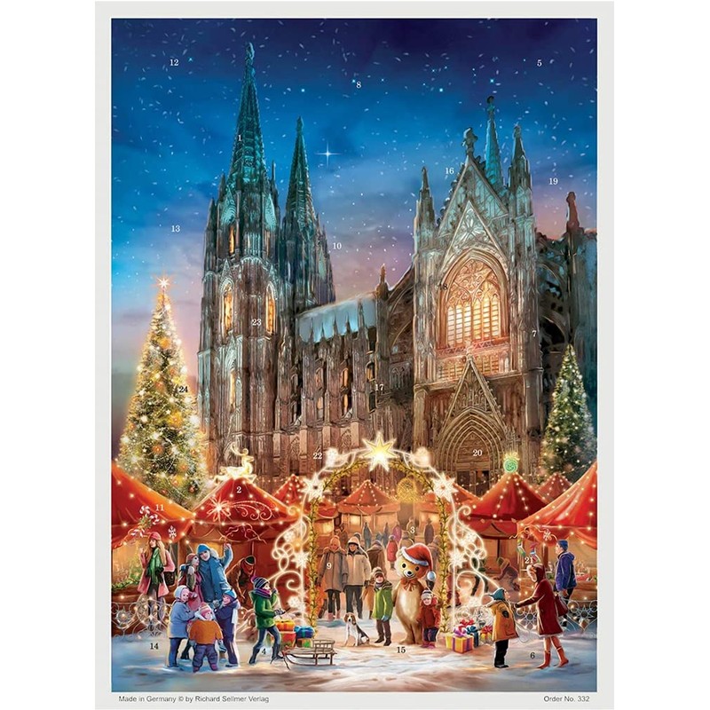 Cologne Cathedral German Advent Christmas Calendar