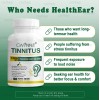GWYNNE 1200mg Alivio del zumbido en los odos Suplemento con