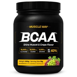머슬웨이 머슬웨이 BCAA 아미노산 보충제 포도맛 600g 1개 MuscleWay BCAA Amino Acid Supplement Grape Flavor 600g 1 Pack