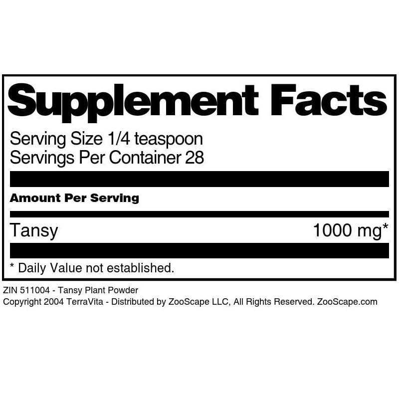Tansy Plant Powder (1 oz, ZIN: 511004)
