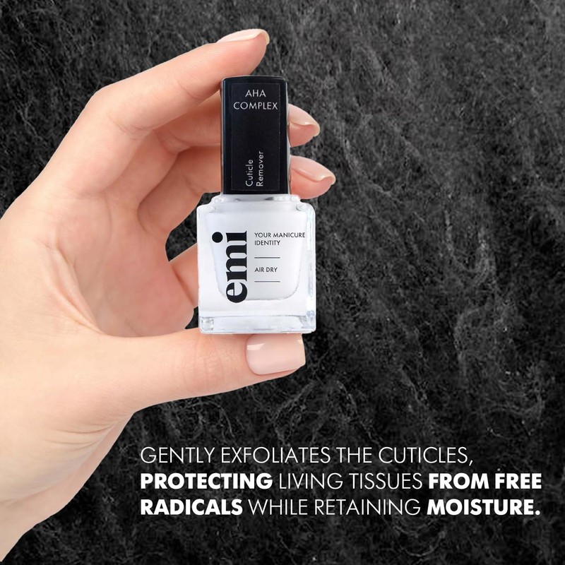 Cuticle care solution EMI Cuticle Remover with AHA complex, Lactic