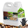 128oz Mulch Glue for Landscaping, Heavy-Duty Eco-Friendly Gravel & Rock