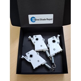 Heavy Duty Square Hole Wand Tilter High Profile for Horizonal Blinds (White, Pack of 3)