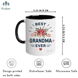 Juego de tazas de café para abuelos, regalo para abuelos, tazas de abuelo, ideas de regalos de nietos, nietos, nuevo anuncio de abuelo, Navidad, cumpleaños, revelación del bebé para Nana Papa