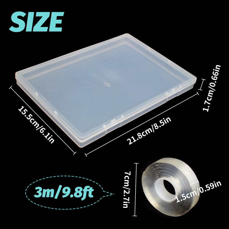 Pack of 2 Storage Boxes for False Nails with 30