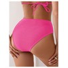 SOLY HUX - Parte inferior de bikini para mujer, Liso