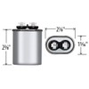 12.5 uF x 370 VAC Oval Run Capacitor by #