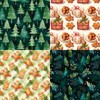 24 Sheets 6'' x 6'' Christmas Holiday Scrapbook Paper One