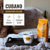 Kahwa Cuban Coffee Grounds, Cubano Dark Roast Espresso Blend, Ground