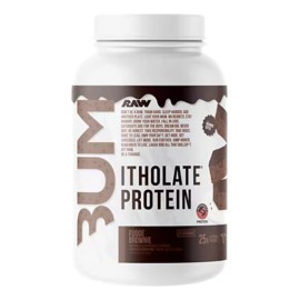 Raw Cbum Proteina Itholate 25 Servicios Sabor Fudge Brownie