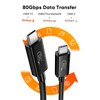 CableCreation 80Gbps USB 4 Cable 3.3FT, 120Gbps Bandwidth, 8K 60Hz