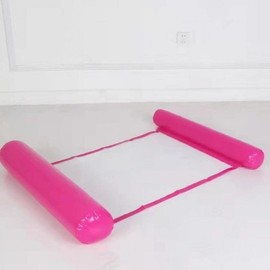 Foldable Inflatable Water Hammock Mesh Floating Lounger LF876 Free Size/130*70 Orange 3ea