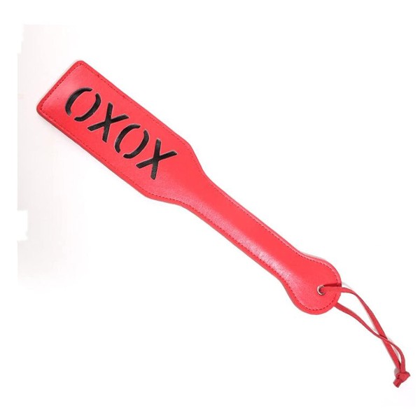 xinrongda Red Faux Leather Riding Whip for All Horses Strong