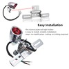 Motorcycle License Plate Holder, Motorcycle Tail light Bracket with License