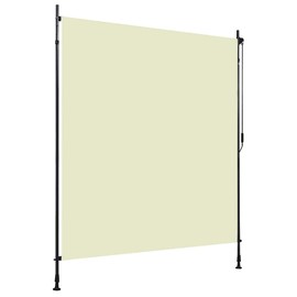 Roller Blind Cream Polyester 78.7 x 106.3 in Height-Adjustable, Outdoor Living, Window & Door Awnings, 145942
