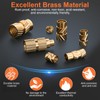 INCLY 440PCS Threaded Inserts Set with Soldering Tip & Adapter,
