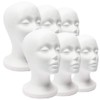 1pc Head White Wigs Wig Display Mannequin Monitor Stand Cosmetology