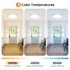 slochi 2Pack Motion Sensor Light Indoor Wired, 8.7 Inch 3000K/4000K/6500K