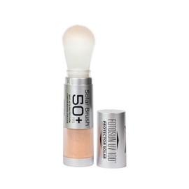 FOTOSUN UV100 Protector Solar Facial en Polvo con Brocha, Bloqueador Solar Matificante FPS 50, Solar Brush para Rostro 4 g