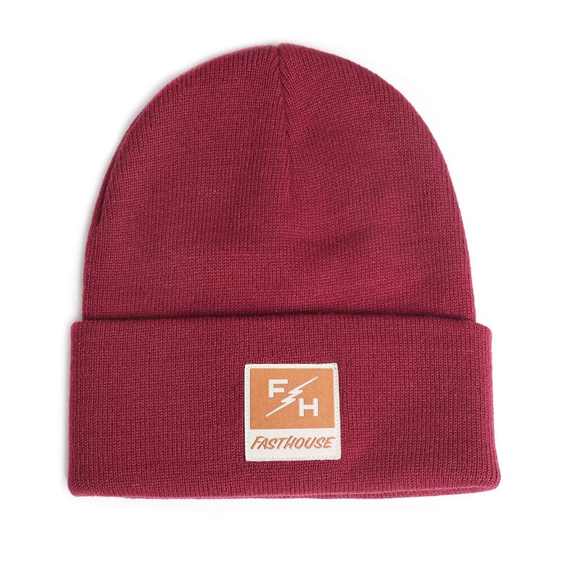 FASTHOUSE Service Beanie (Maroon, One Size)