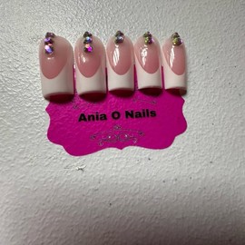 X long square nails - Colour: Square press on toe nails