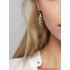 KOKO Amethyst Earrings with Natural Stones: Amethyst, Garnet, Citrine, Peridot,