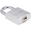 ABUS アバス南京錠 TITALIUM 64TI シルバー 25