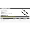 Front CV Axle Shaft Set of 2 - Compatible with