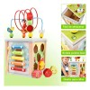 Cubo Actividades Montessori Educativo 7 En 1 Con Laberinto
