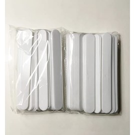 M00207-100 MOREZMORE 100pc Plastic Spatulas Mixing Sticks 6" for Crafts Waxing Resin Tongue Depressor