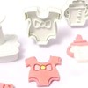 Yolli Fondant Cutter Plunger Set 4pcs Baby Shower Pram Rocking