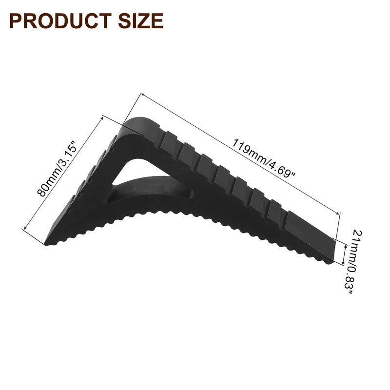 sourcing map 1 Pcs Door Stoppers for Bottom of Door,