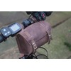London Craftwork RAW-Waxed Genuine Leather Saddle Bag / Handlebar Bag