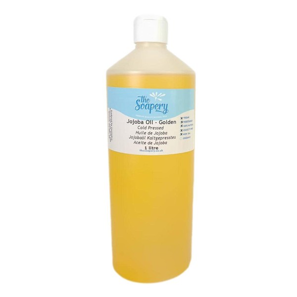 The Soapery Jojoba Oil Golden 1 Litre - 100% Pure,