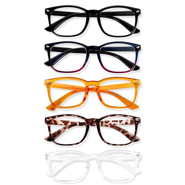 WinToo Gafas de Bloqueo de Luz Azul, Lectura de Computadora/Juegos/Tv/Teléfonos