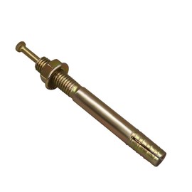 Napredak 3/8” x 3-1/2” Strike Anchor, Hammer Drive pin Expansion Anchor, Metal hit core Nail Bolt Fastening for Concrete and Cement (20 pcs)