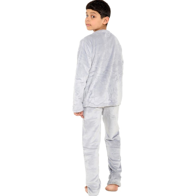 A2Z 4 Kids Childrens Warm Fleece Twosie Crew Neck Pyjamas