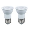 LIDESENMO 2-Pack PAR16 LED Bulb Long Neck 5W E26 E27