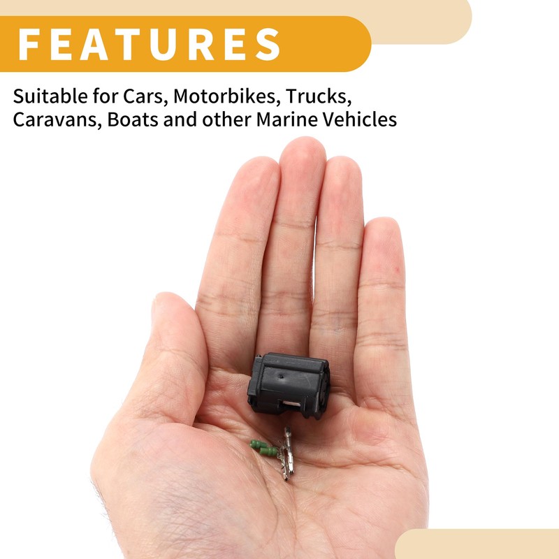 Partuto 2 Pin ABS Wheel Sensors Plug - Car Female