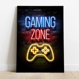 Poster Gamer Wanddekoration – Gamer Poster, Deco Gaming, Wandbild, Deko Schlafzimmer | ohne Rahmen 30 x 40 cm (Poster 1)