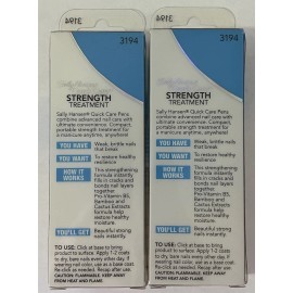 Sally Hansen Quick Care Nail Strength Treatment (3194) Bamboo & Cactus (2 Pack)