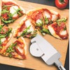 K KIRKWOOD KITCHEN Pizza Cutter, 3-in-1 Stainless Steel Pizza Cutter
