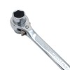 19-21mm Scaffold Spanner Ratcheting Socket Wrench Flat Satin Cr-v Ratchet