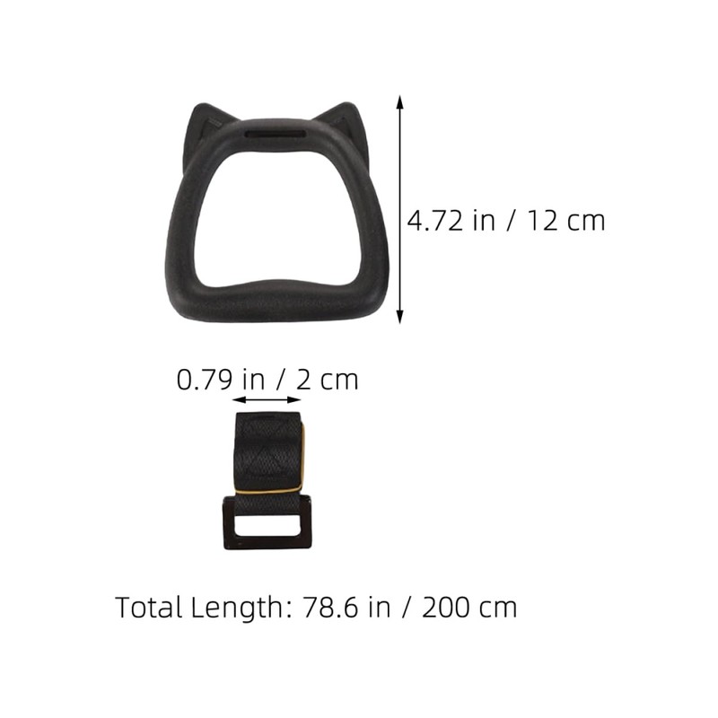 Kisangel 1 Set Gym Rings Boys and Girls Workout Equipment