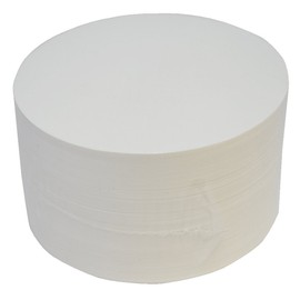 TS-15 Commercial Paper Coasters, White, Round, 100 Pieces, Made in Japan