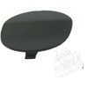 Front Left Bumper Blank Tow Towing Eye Cover Black FOR